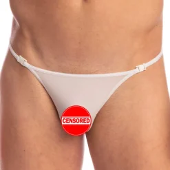 L'Homme invisible Strings-String Striptease La Mousse Blanc