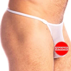L'Homme invisible Strings-String Striptease Pure Sin Blanc