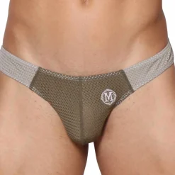 Marcuse Strings|Sous-Vêtements Sport-String Tahiti Kaki - Gris