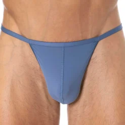 HOM Strings-String Temptation Plume Bleu Jeans