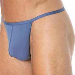 HOM Strings-String Temptation Plume Bleu Jeans