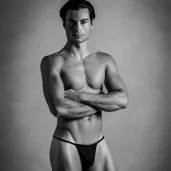 HOM Strings-String Temptation Plume Noir