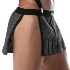 TOF Paris Tenues Sexy|Accessoires Sexy-Tablier 3D Party - Noir - Argent