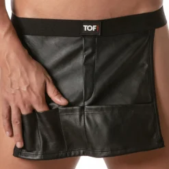 TOF Paris Tenues Sexy|Accessoires Sexy-Tablier Kinky Noir