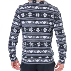 Emporio Armani Tenues D'Intérieur-Tenue d'Intérieur Holidays Jacquard Bleu