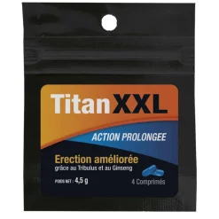 Labophyto Sexualité / Bien-Être-Titan XXL Action Prolongée - 4 Comprimés