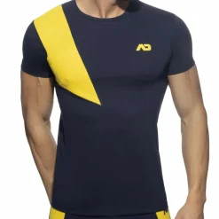 Addicted T-Shirts-T-Shirt AD Coton Bleu Marine