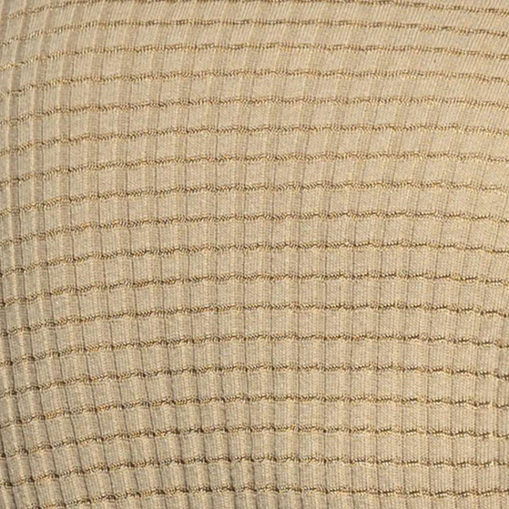 ES Collection Hauts|T-Shirts-T-Shirt Casual Checkmate Beige