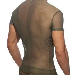 Addicted Tenues Sexy|T-Shirts-T-Shirt Charm Kaki