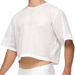 Modus Vivendi T-Shirts-T-Shirt Crop Poplin Blanc