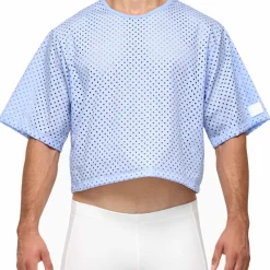 Modus Vivendi T-Shirts-T-Shirt Crop Poplin Bleu Clair