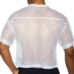 Bike T-Shirts-T-Shirt Crop Practice Blanc