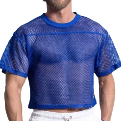 Bike T-Shirts-T-Shirt Crop Practice Bleu Roi