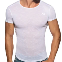 Addicted T-Shirts-T-Shirt Flame Blanc