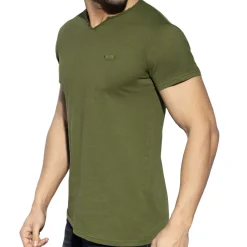 ES Collection T-Shirts-T-Shirt Flame Luxury Vert Kaki