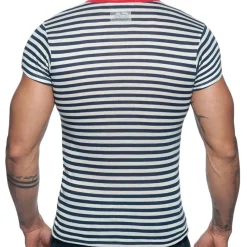 Addicted T-Shirts-T-Shirt Sailor Marinière - Rouge