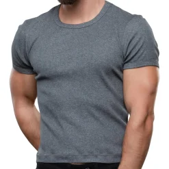 Andrew Christian T-Shirts-T-Shirt Shorty Chic Anthracite