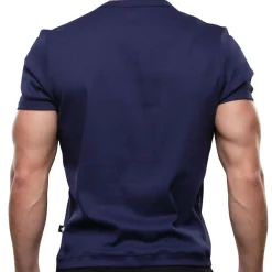 Andrew Christian T-Shirts-T-Shirt Shorty Chic Bleu Marine