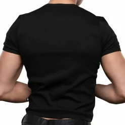 Andrew Christian T-Shirts-T-Shirt Shorty Chic Noir