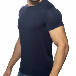 Addicted T-Shirts-T-Shirt Veloz Dry Bleu Marine