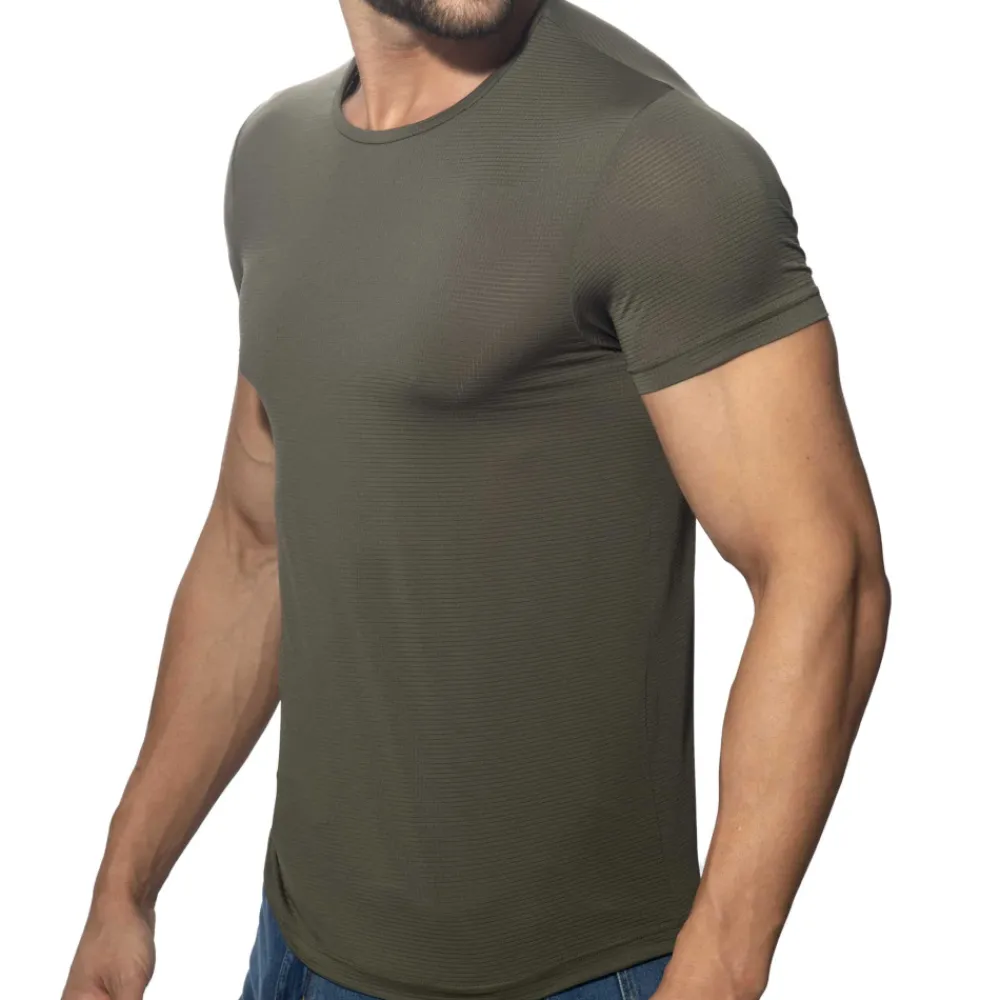 Addicted T-Shirts-T-Shirt Veloz Dry Kaki