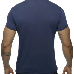 Addicted T-Shirts-T-Shirt V-Neck Basic Marine