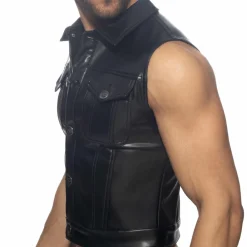 AD Fetish Tenues Sexy|Sweatshirts / Vestes-Veste Fetish Rub Noire