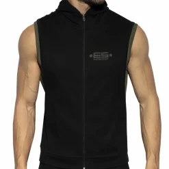 ES Collection Sweatshirts / Vestes-Veste Sport à Capuche First Class Noire