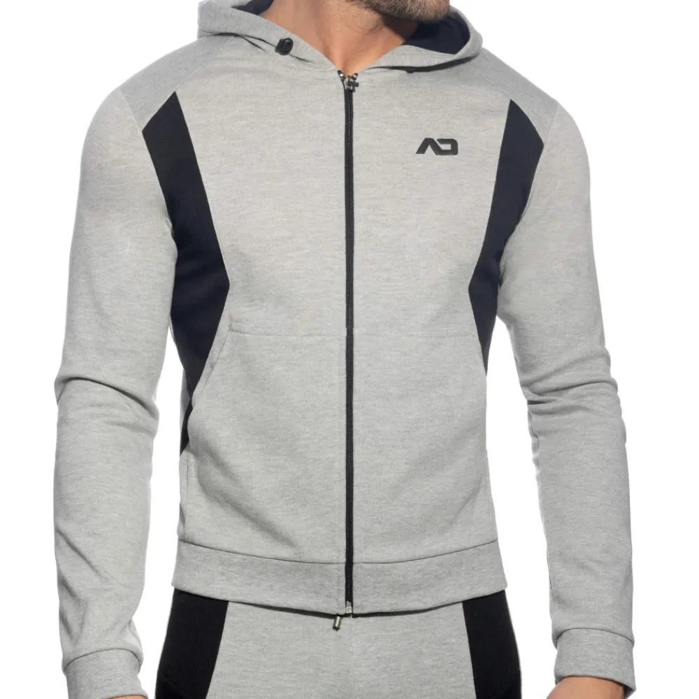 Addicted Sweatshirts / Vestes-Veste Sport AD Coton Gris Chiné
