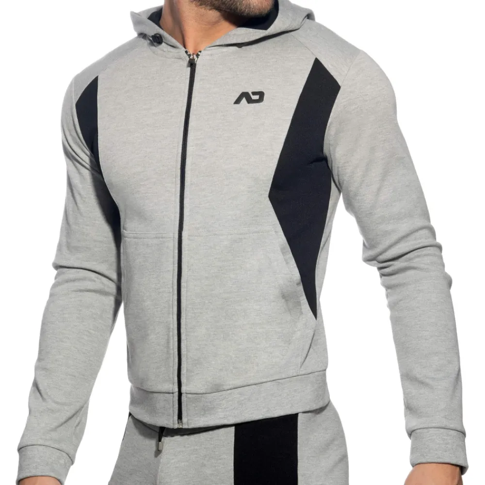 Addicted Sweatshirts / Vestes-Veste Sport AD Coton Gris Chiné