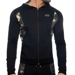 Addicted Sweatshirts / Vestes-Veste Sport AD Coton Noire