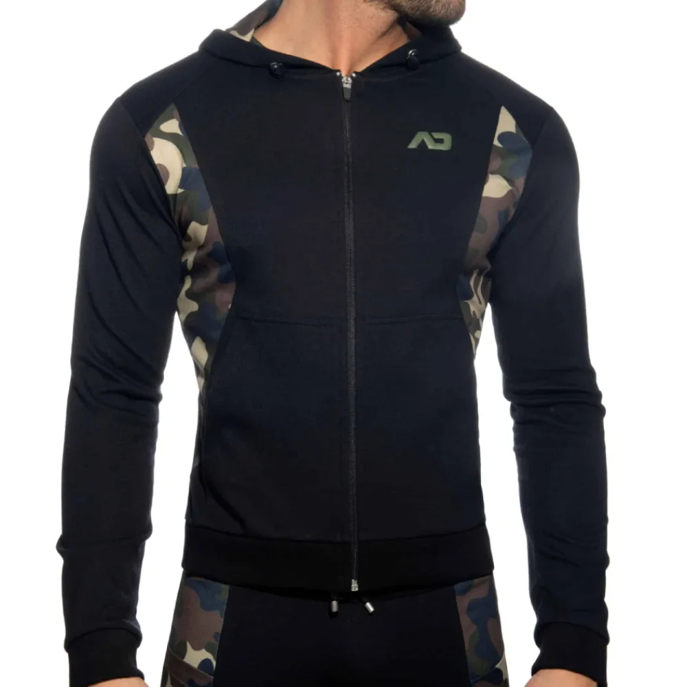 Addicted Sweatshirts / Vestes-Veste Sport AD Coton Noire
