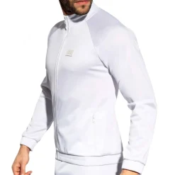 ES Collection Sweatshirts / Vestes-Veste Sport Unie Blanche