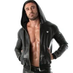 TOF Paris Sweatshirts / Vestes-Veste Zippée à Capuche Kinky Noire