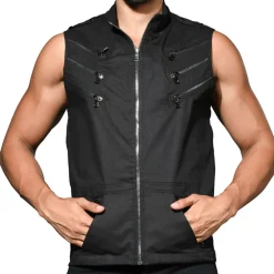 Andrew Christian Sweatshirts / Vestes-Veste Zipper Special Forces Noire